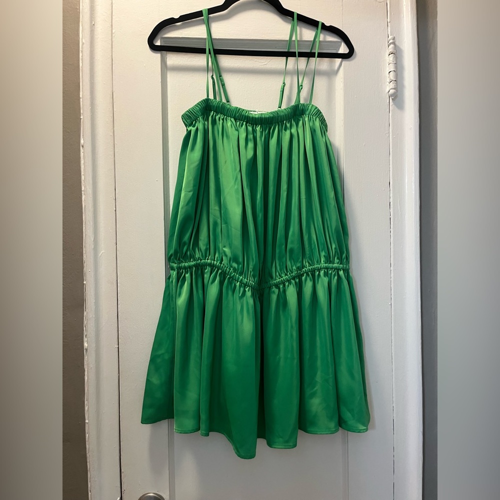 Susana Monaco Green Mini Dress